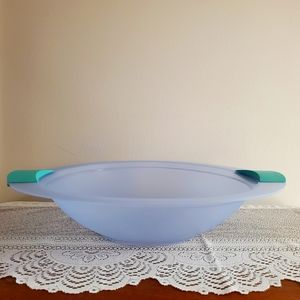 NEW Vintage Tupperware Impressions Centerpiece, Large Serving Bowl